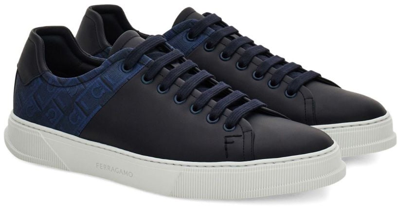 Ferragamo Sneakers Blue Blauw
