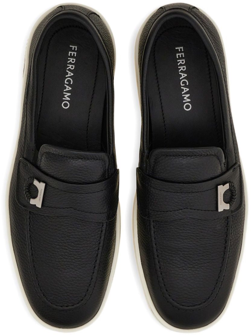 Ferragamo Flat Shoes Black Zwart