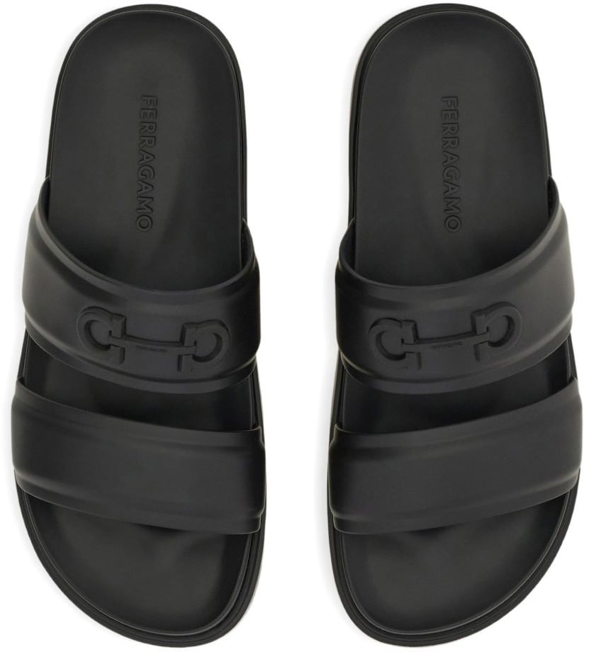 Ferragamo Sandals Black Zwart
