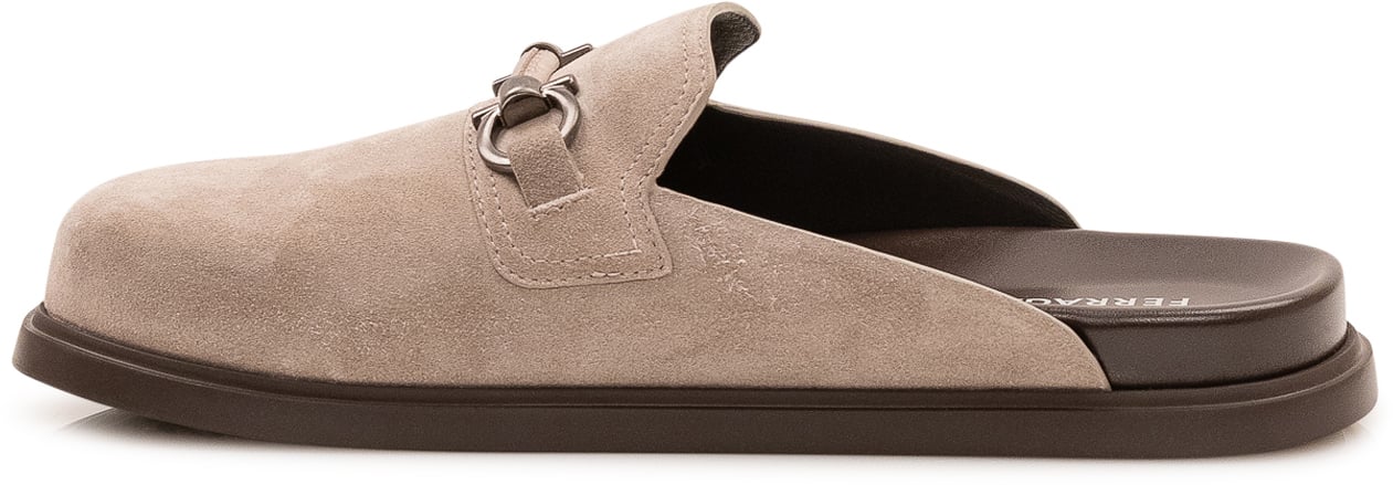 Ferragamo Sabot Santiago Taupe