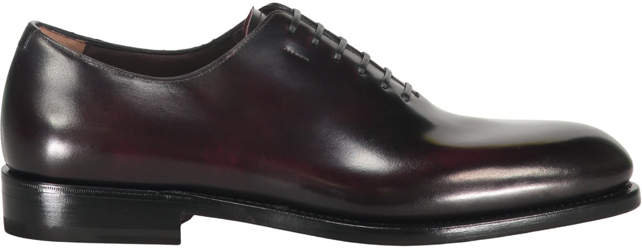 Ferragamo Smooth leather lace-up shoes Rood