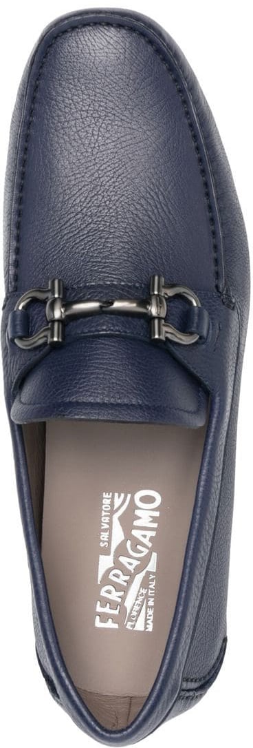 Ferragamo Flat Shoes Blue Blauw
