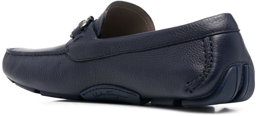 Ferragamo Flat Shoes Blue Blauw
