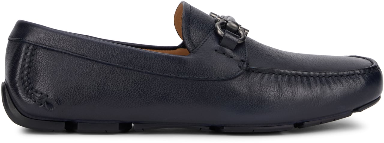Ferragamo Moccasins Gancini ornament driver Zwart