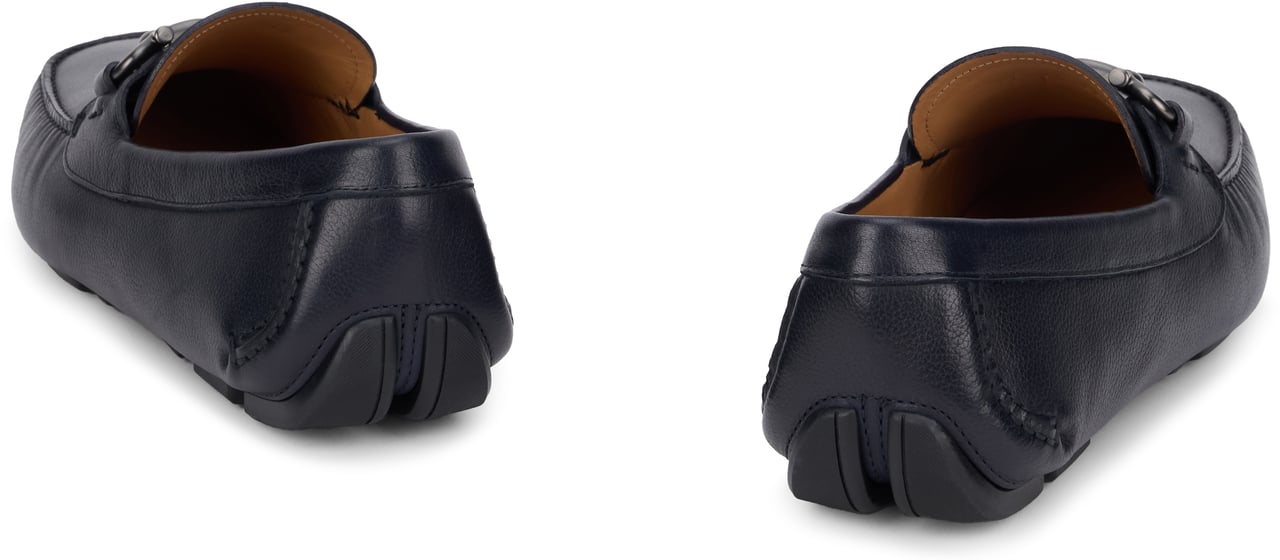 Ferragamo Moccasins Gancini ornament driver Zwart