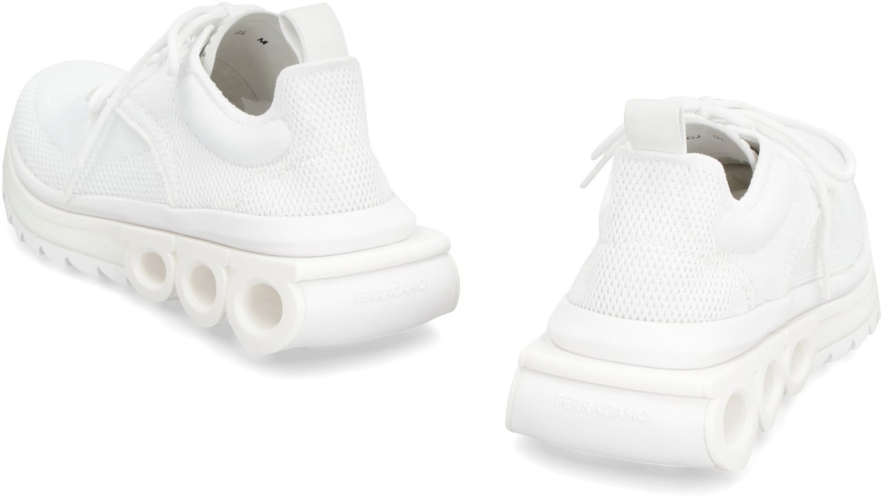 Ferragamo Fabric low-top sneakers Wit
