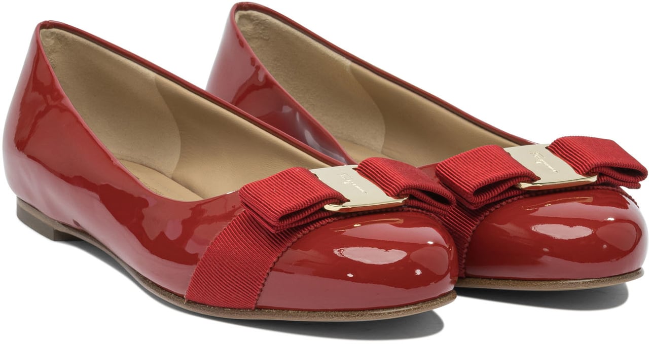 Ferragamo Ballerinas Rood