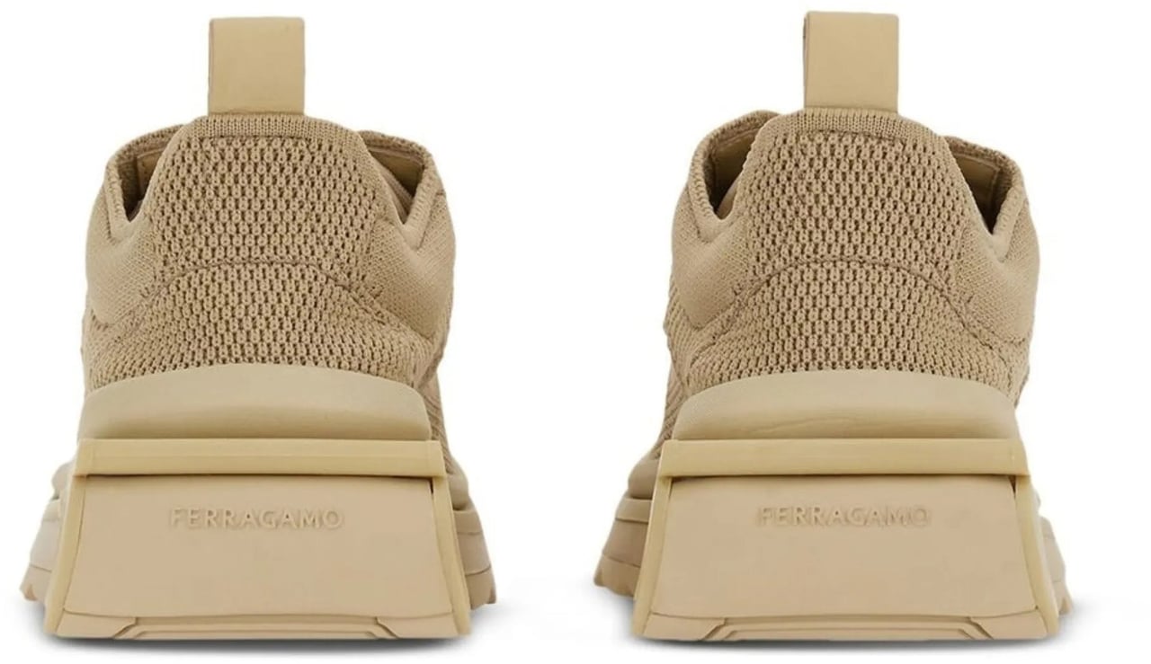 Ferragamo Salvatore Ferragamo NIMA KNIT Sneakers Beige