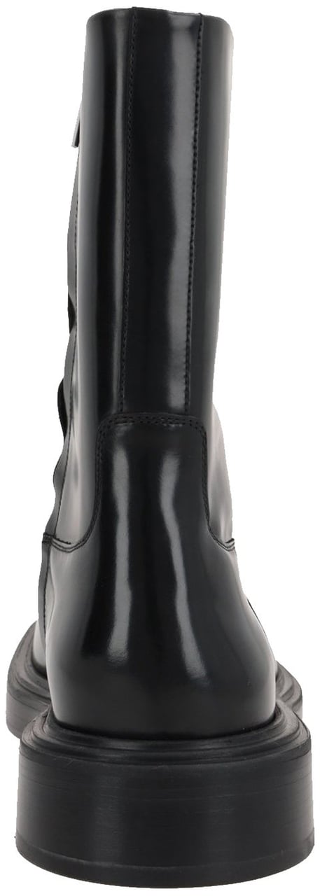 Ferragamo Ferragamo Formia Leather Ankle Boots Zwart