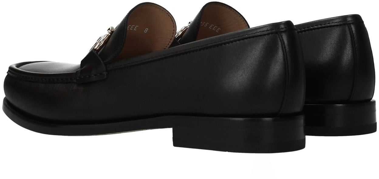 Ferragamo Salvatore Ferragamo Rolo 17 Moccasins Zwart