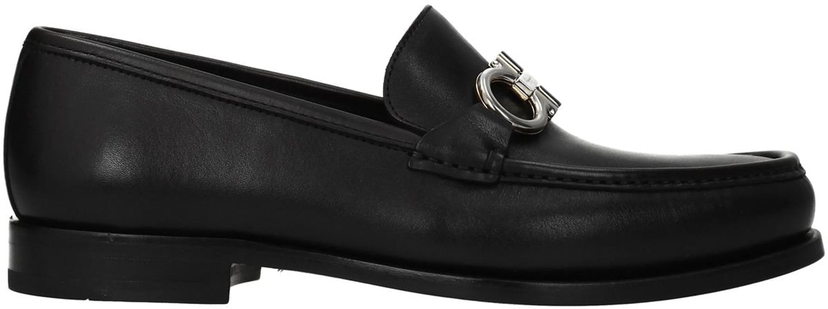 Ferragamo Salvatore Ferragamo Rolo 17 Moccasins Zwart