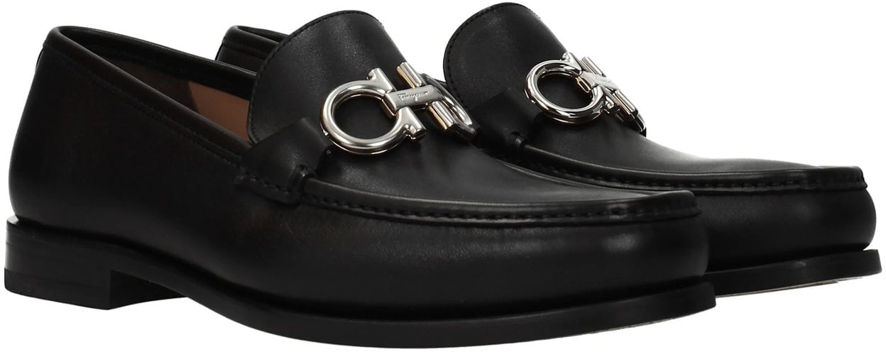 Ferragamo Salvatore Ferragamo Rolo 17 Moccasins Zwart