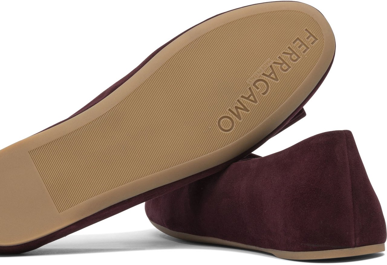 Ferragamo Ballerinas Rood