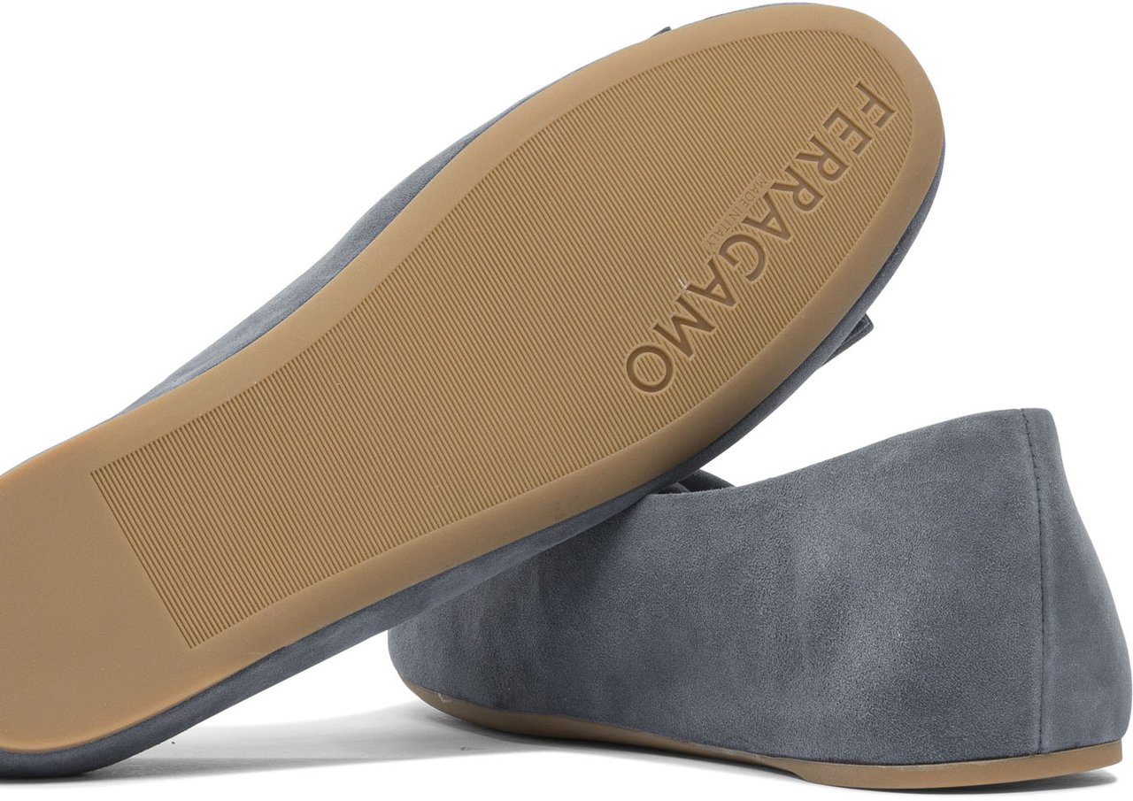 Ferragamo Ballerinas Grijs