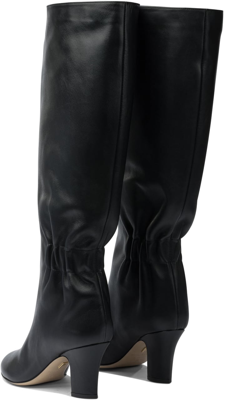 Ferragamo Curled details boots 70 mm Blauw