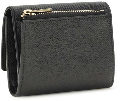 Ferragamo Ferragamo Black Calf Leather Bos Taurus Wallet Zwart