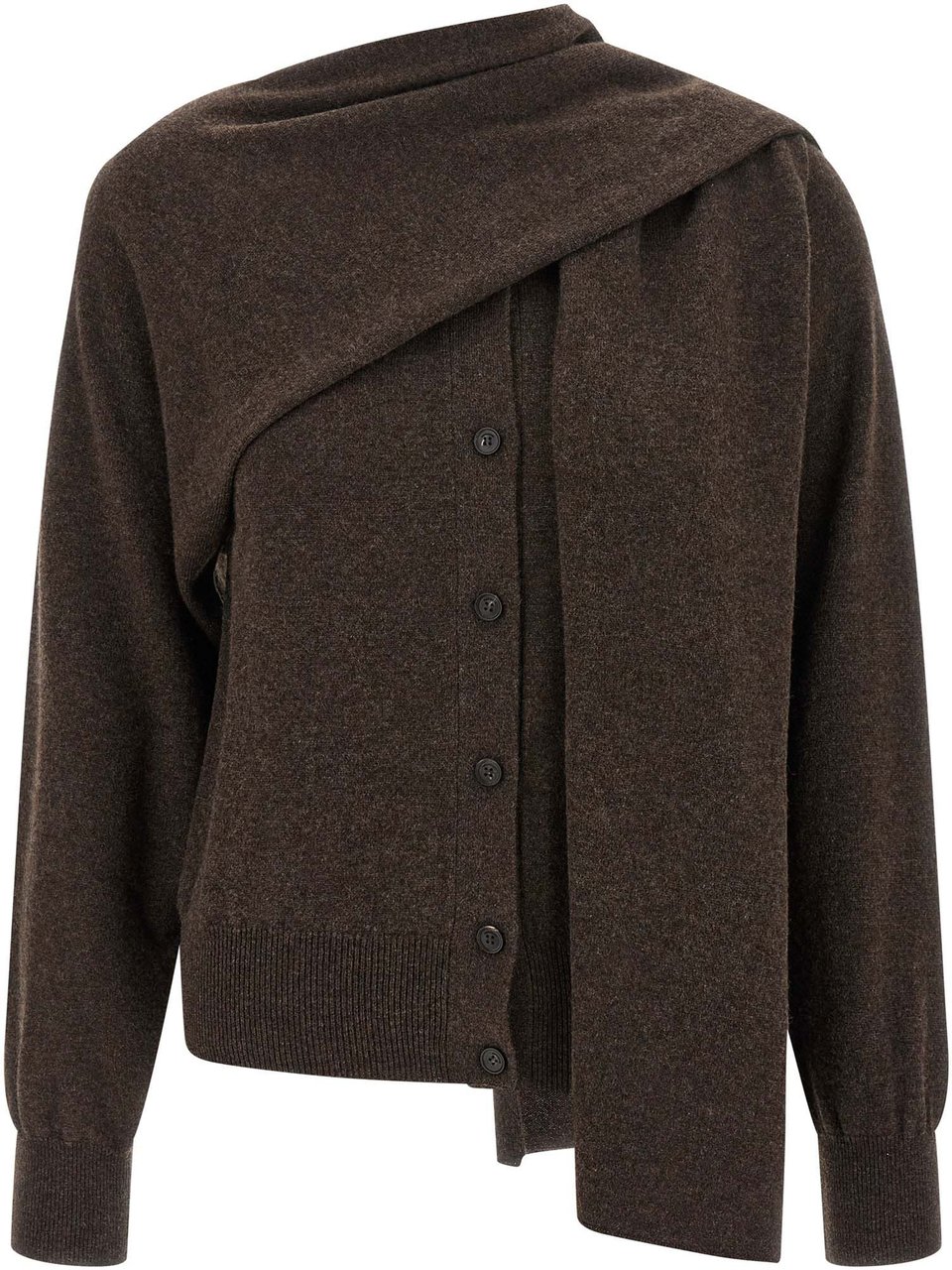 Ferragamo Brown Cashmere Cardigan Bruin