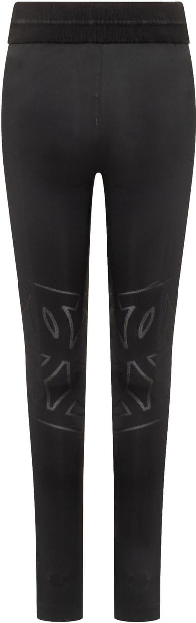 Ferragamo Legging Traforati Zwart