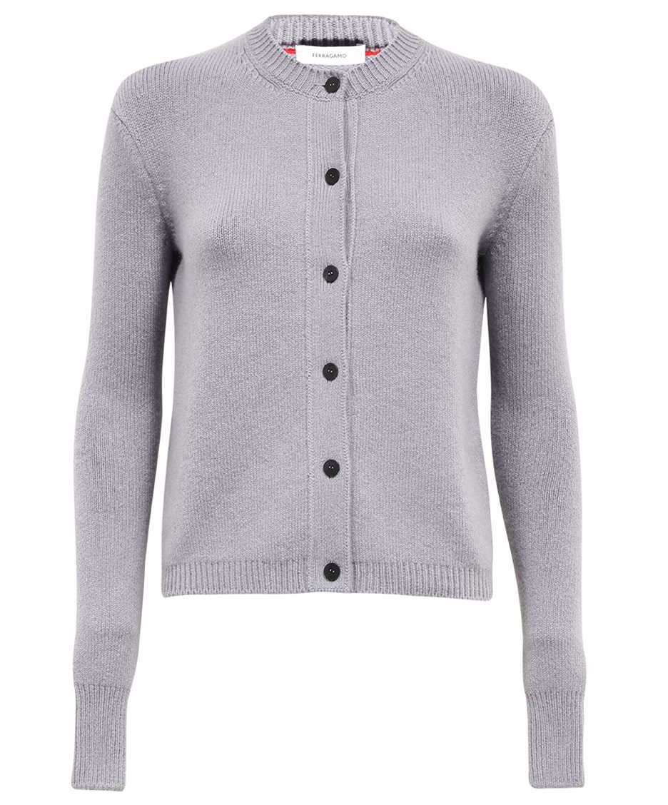 Ferragamo Cashmere cardigan Grijs