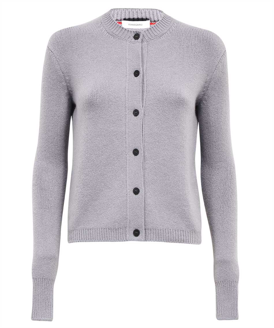 Ferragamo Cashmere cardigan Grijs