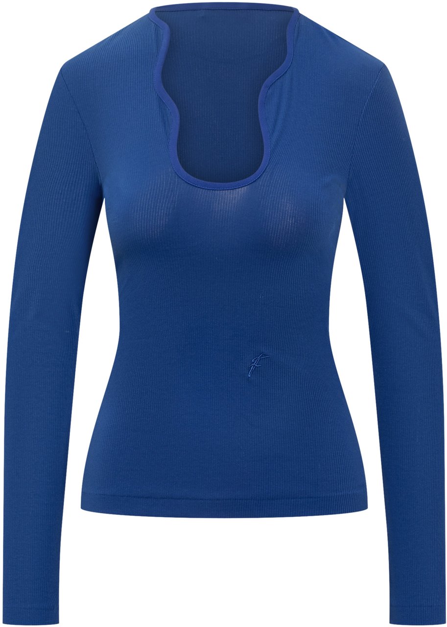 Ferragamo Top Blauw