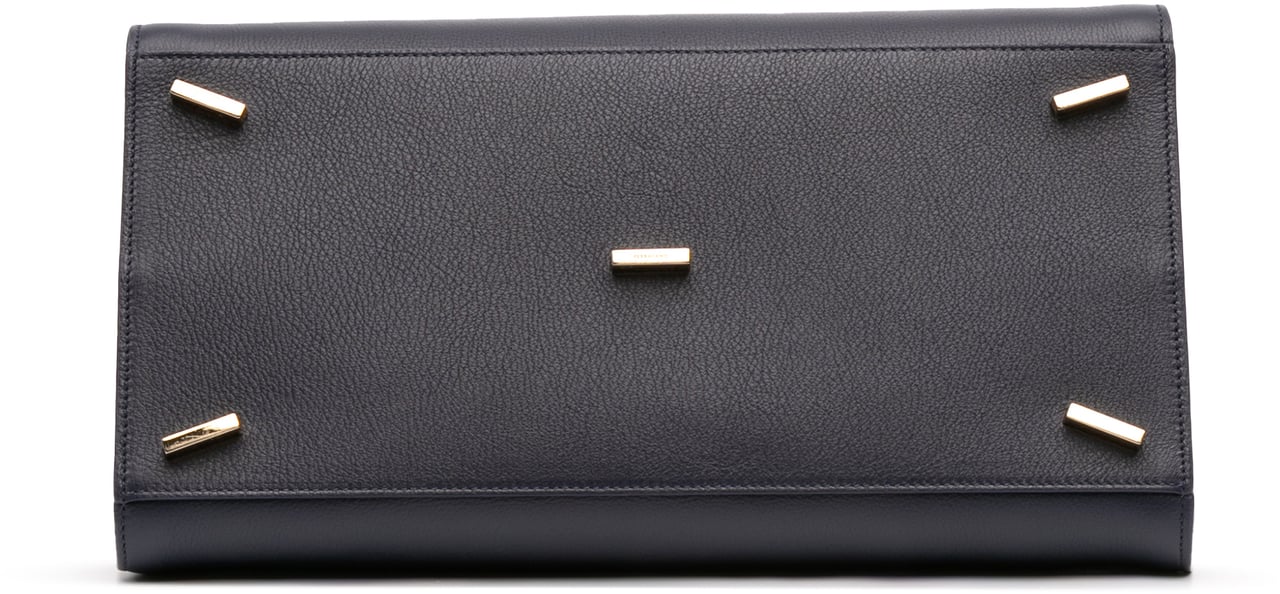 Ferragamo Small Leather Hug Satchel Zwart