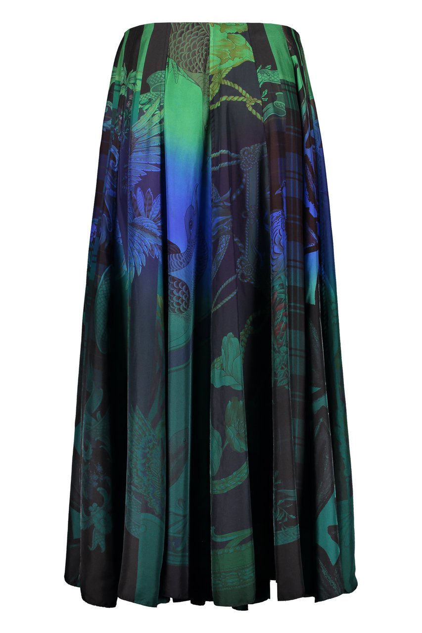 Ferragamo Jacquard skirt Groen