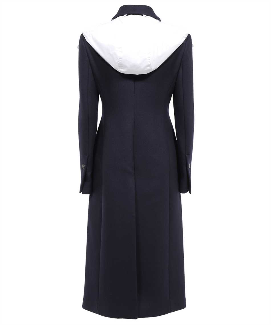 Ferragamo Wool long coat Blauw