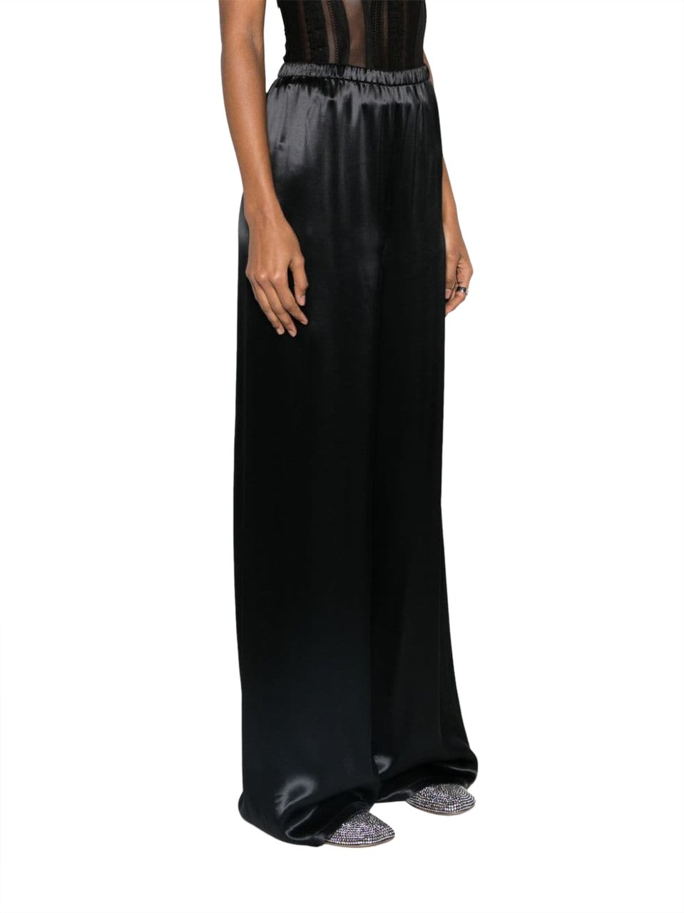Ferragamo Trousers Black Zwart