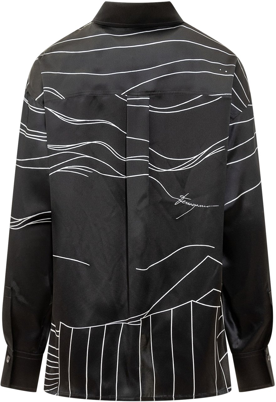 Ferragamo Camicia Zwart