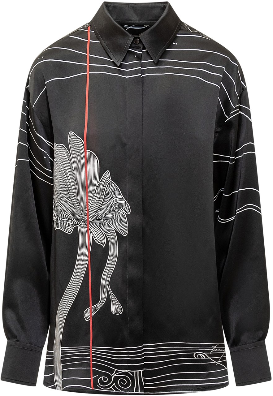 Ferragamo Camicia Zwart