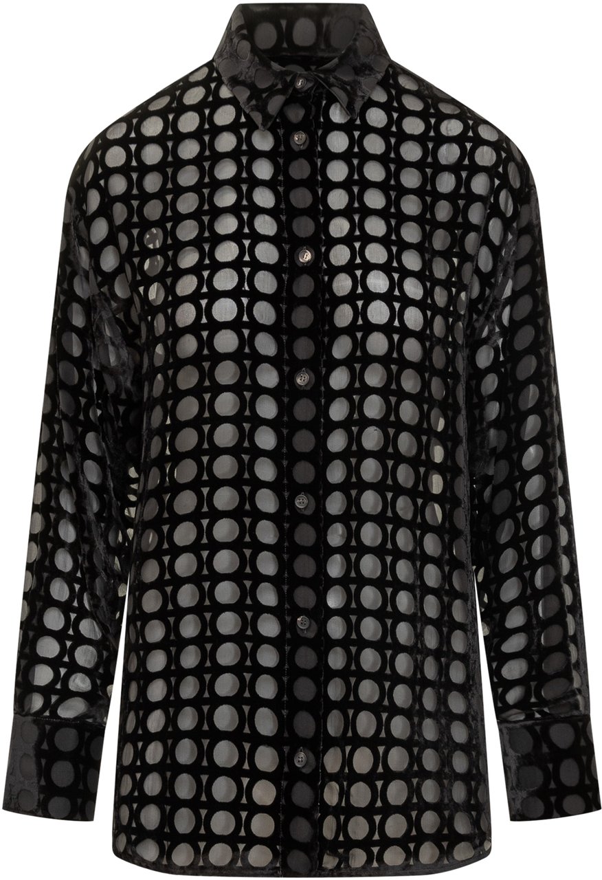 Ferragamo Camicia Ferragamo Zwart