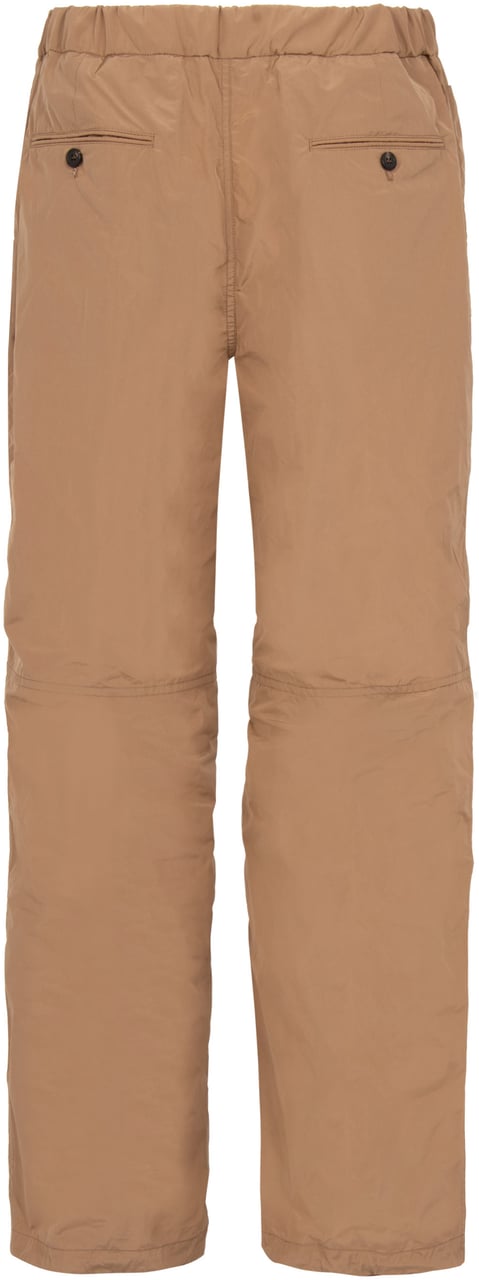 Ferragamo Techno nylon track pants Beige