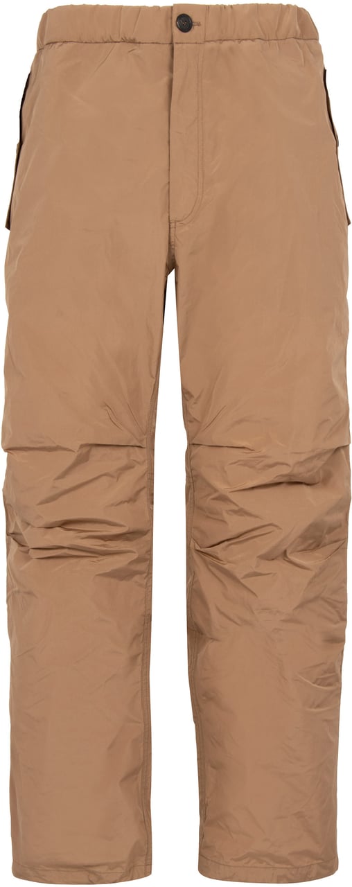 Ferragamo Techno nylon track pants Beige