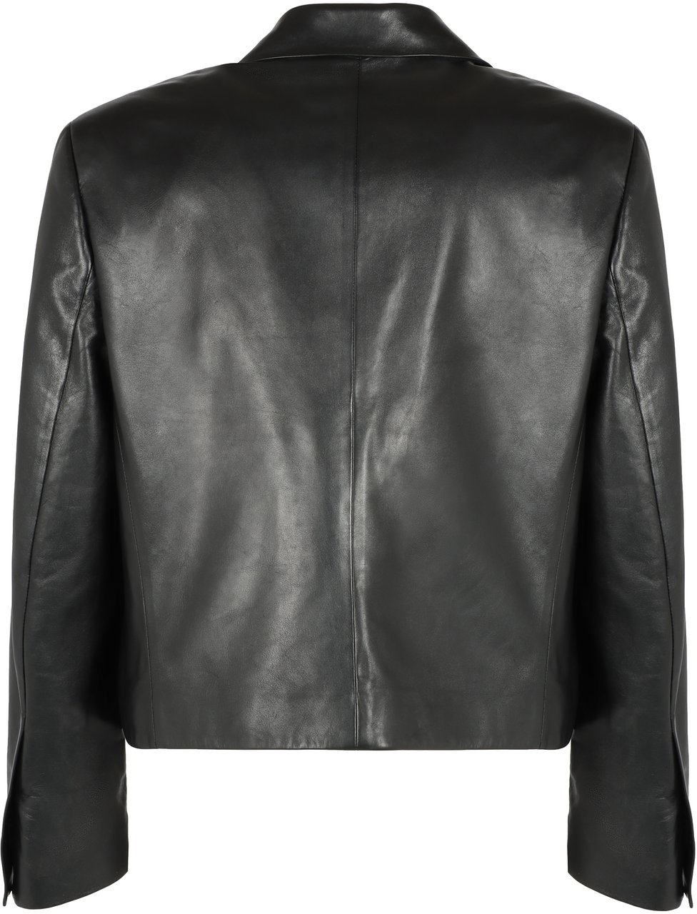Ferragamo Leather jacket Zwart