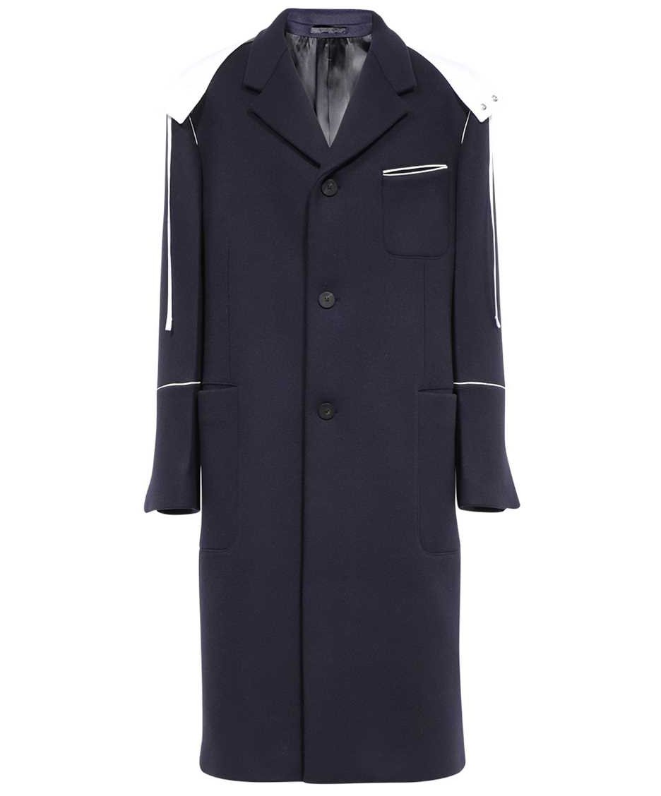 Ferragamo Wool long coat Blauw