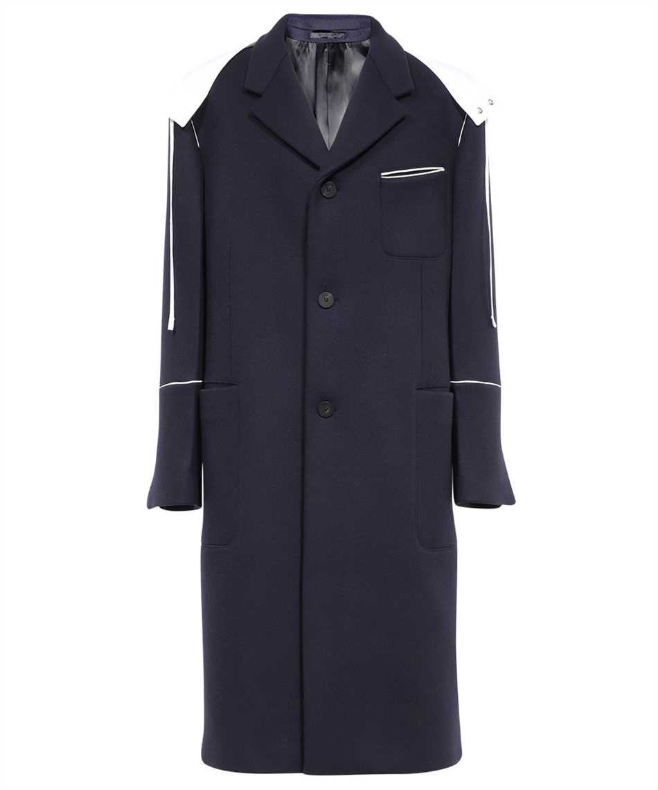Ferragamo Wool long coat Blauw