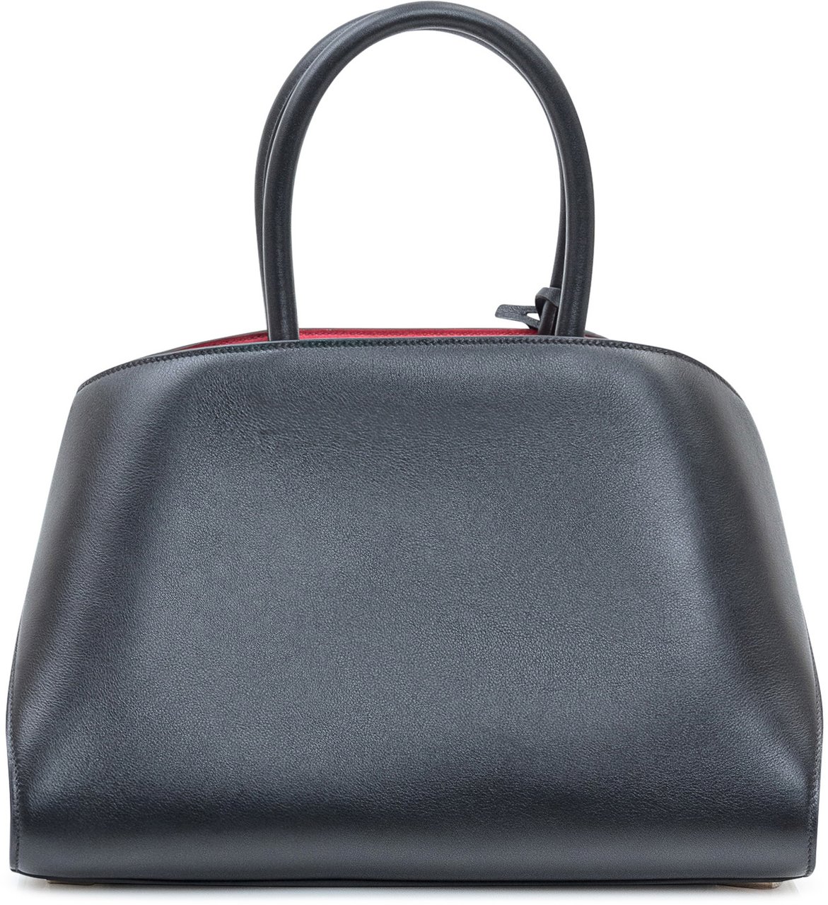 Ferragamo Ferragamo Borsa Hug Th in Pelle Nera Zwart