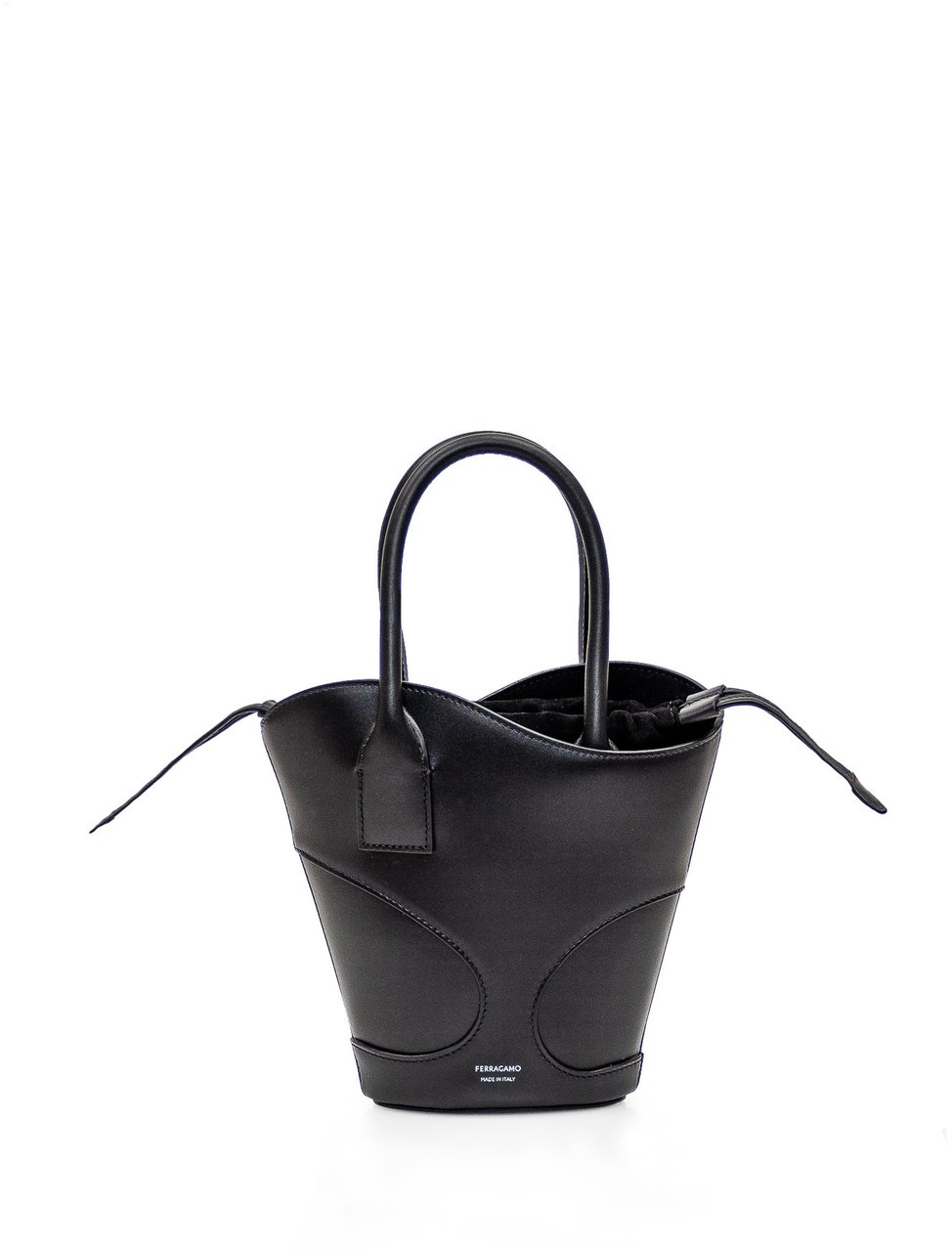 Ferragamo Borsa Tote con Cut Out (S) Zwart