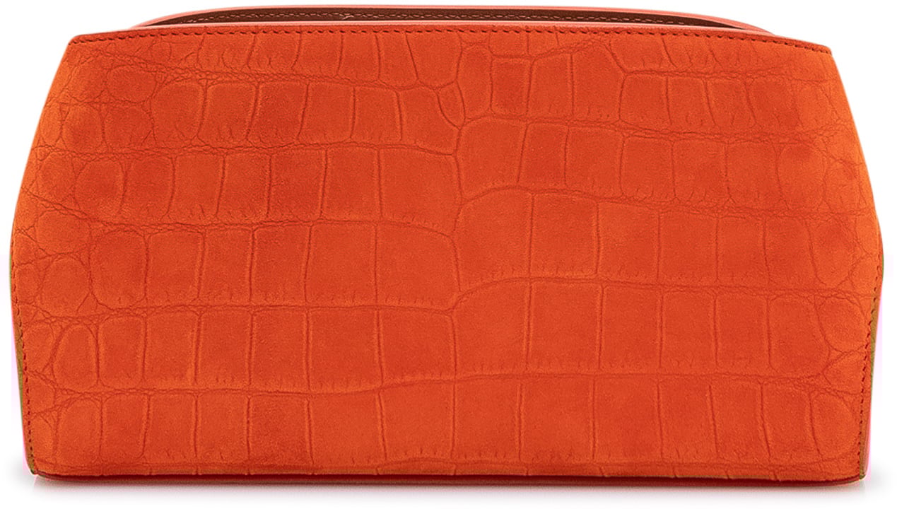 Ferragamo Borsa a Spalla con Manico e Fibbie Frontali Oranje