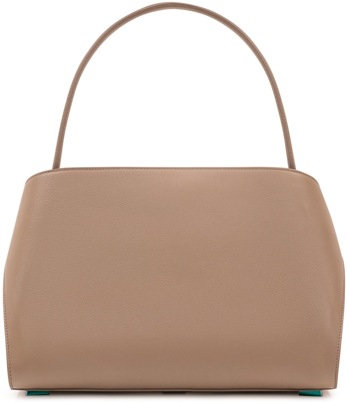 Ferragamo Borsa Hug a Spalla con Manico Taupe