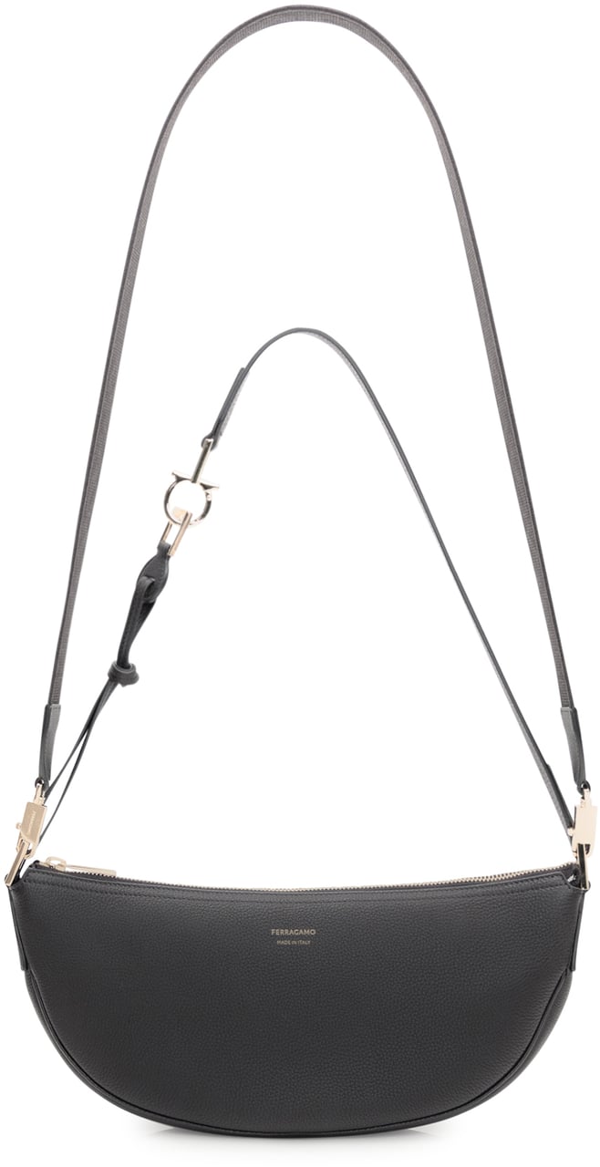 Ferragamo Borsa a Spalla  Piccola Hobo Zwart
