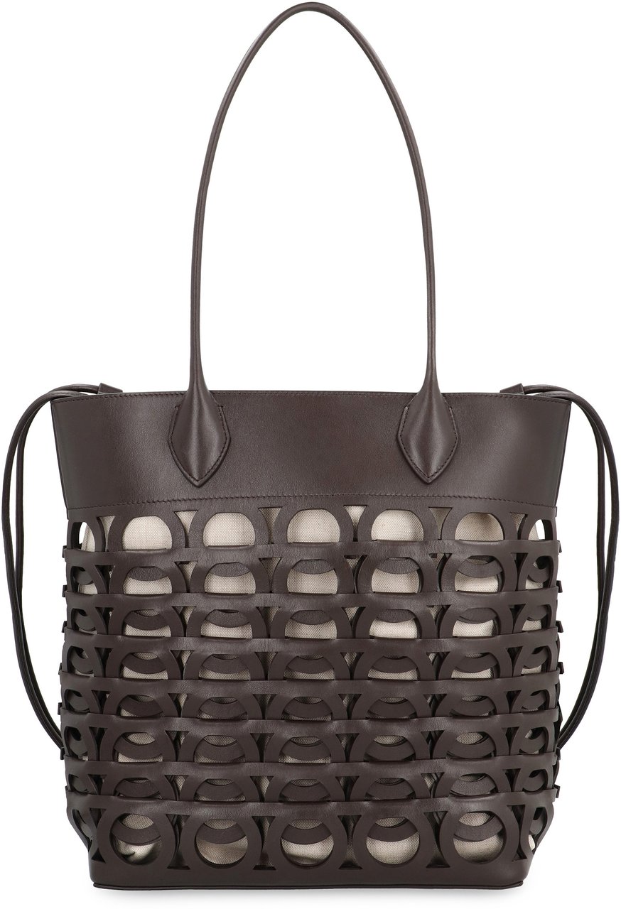 Ferragamo Gancini M Tote bag Bruin