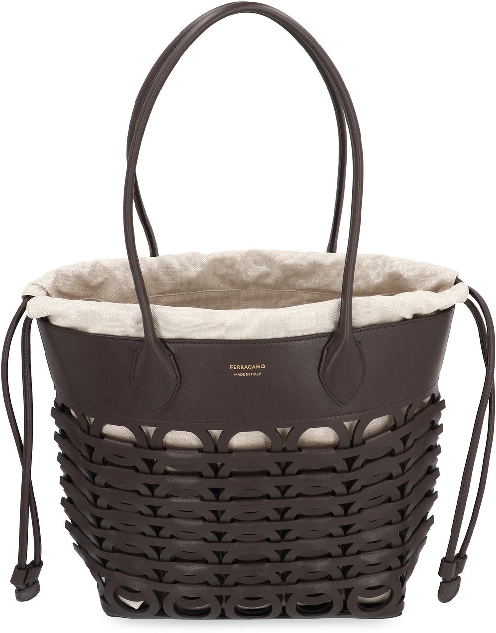 Ferragamo Gancini M Tote bag Bruin