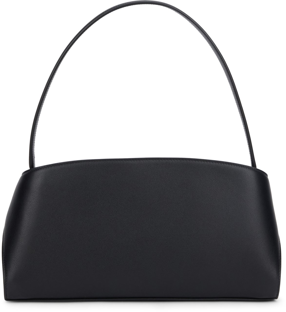 Ferragamo Hug East-West shoulder bag in leather Zwart