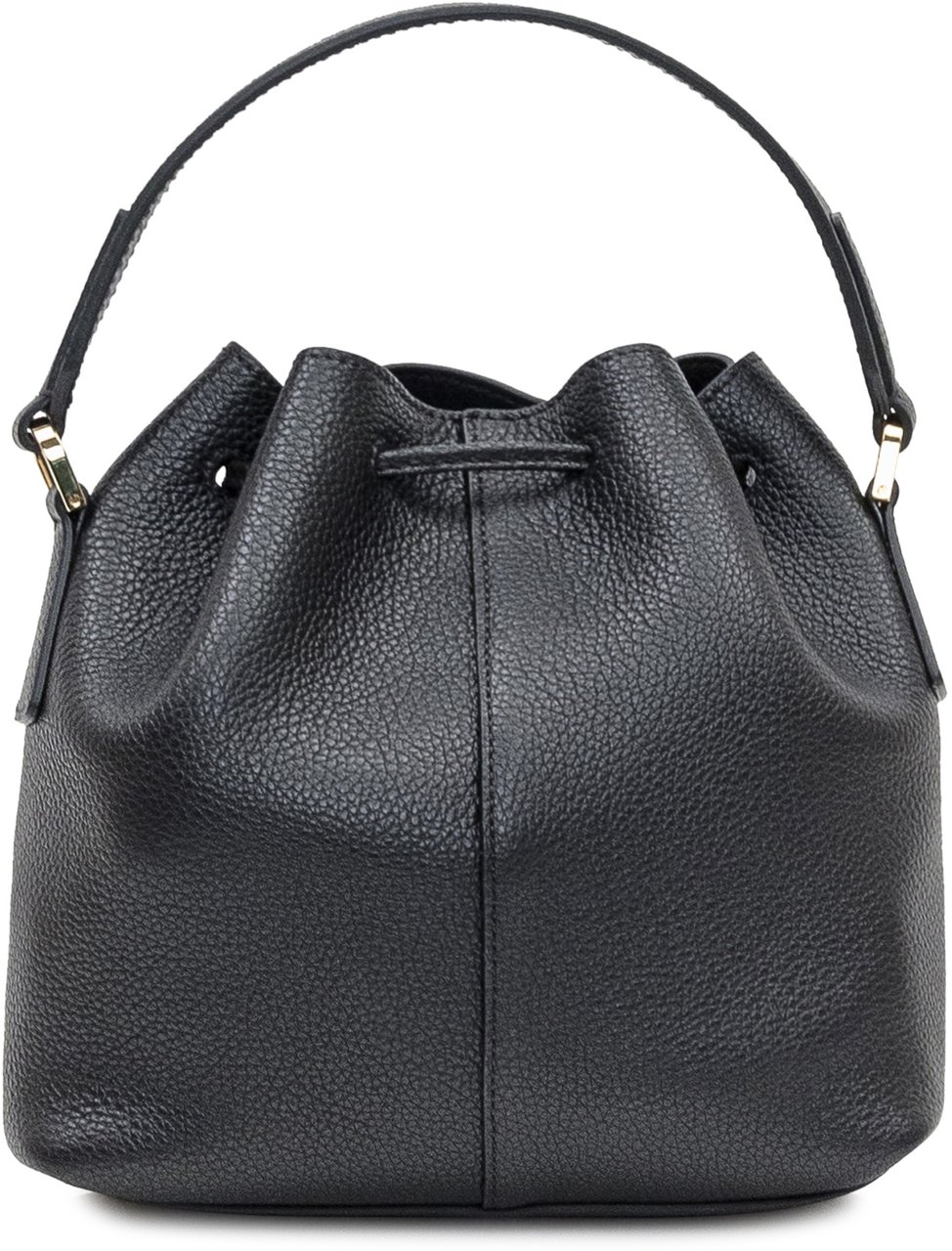 Ferragamo Borsa secchiello Ferragamo in pelle nera Zwart