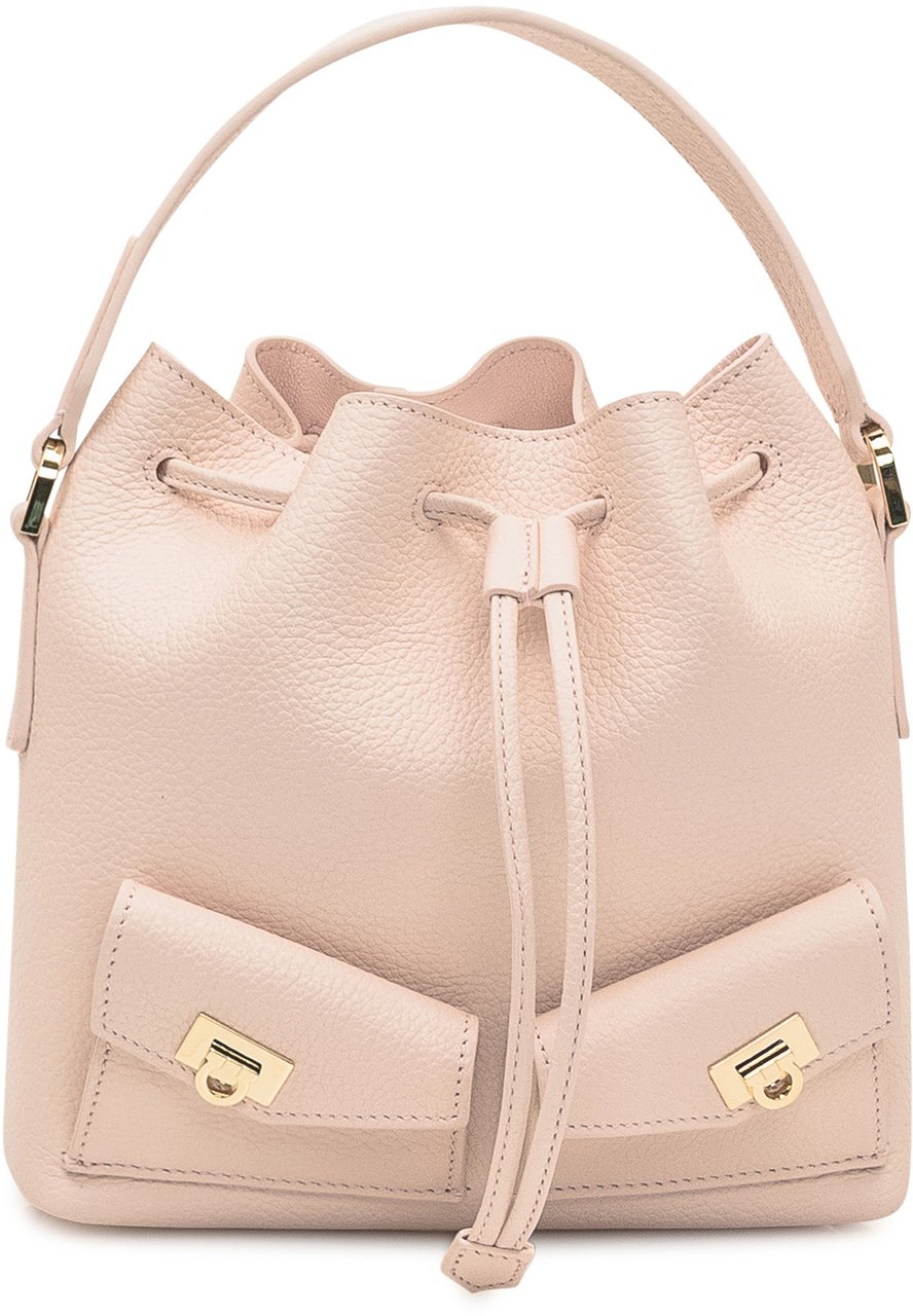 Ferragamo Borsa secchiello Ferragamo in pelle rosa Roze