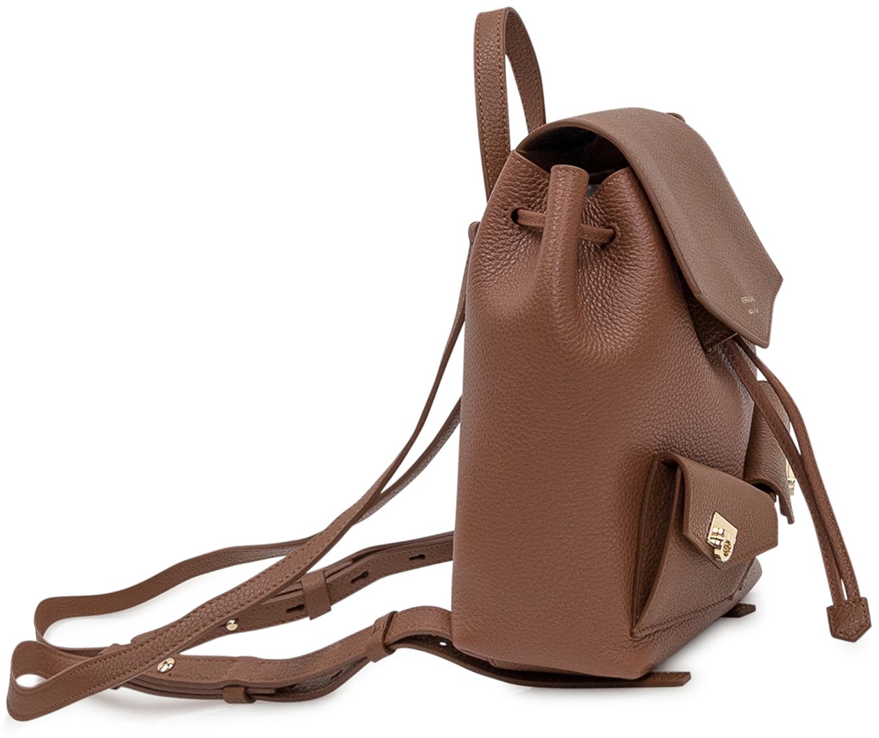 Ferragamo Zaino Ferragamo in pelle marrone Bruin