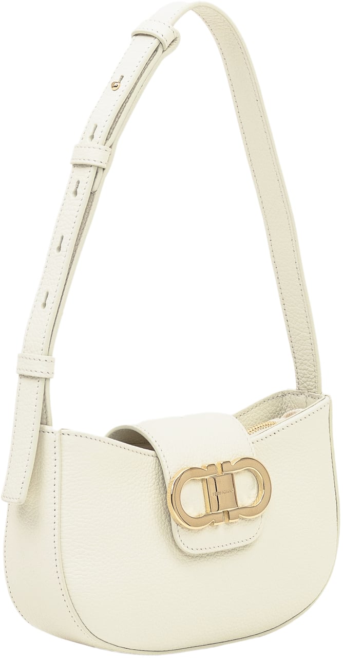 Ferragamo Borsa Gabry a Spalla Wit