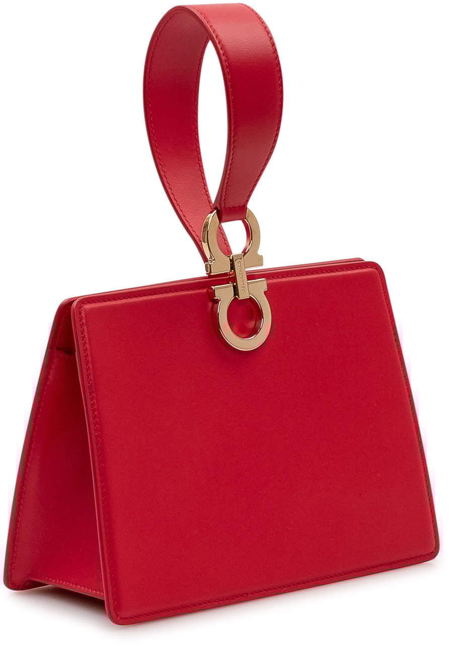 Ferragamo Pochette in Pelle con Gancio Metallico Rood